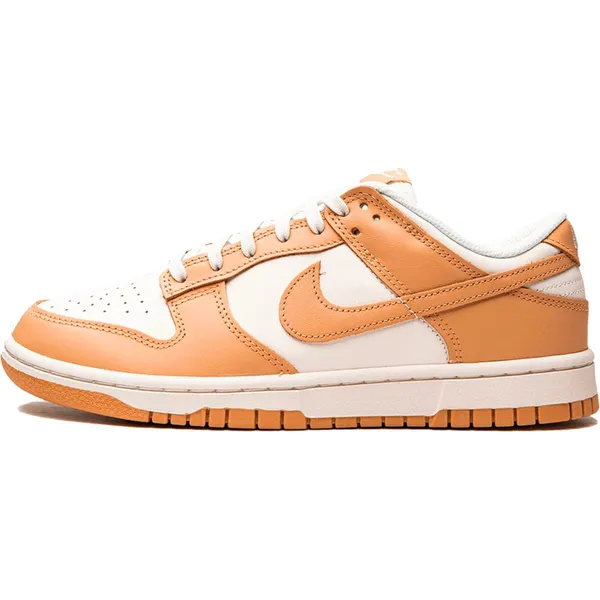 Nike Nike Dunk Low 'Harvest Moon' - maat EU35.5 - DD1503-114 - sneakers laag - sail - cognac - oranje