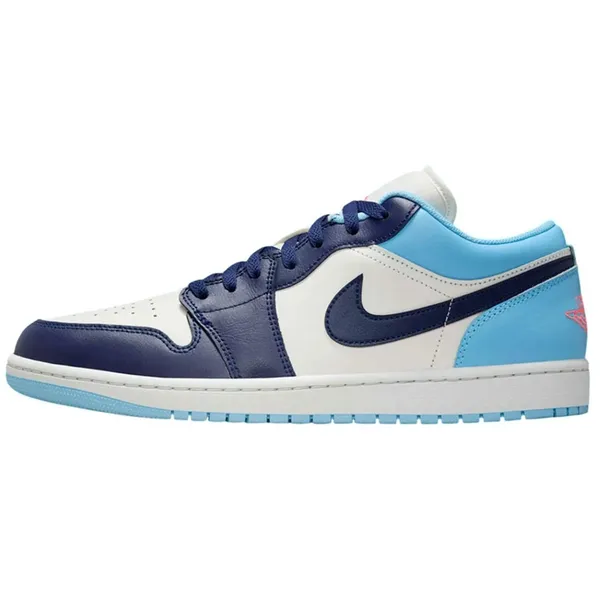 Nike Nike Air Jordan 1 Low - Maat 40 - Blue Chill / Obsidian Blue - Sneakers Unisex - Doos Zonder Deksel