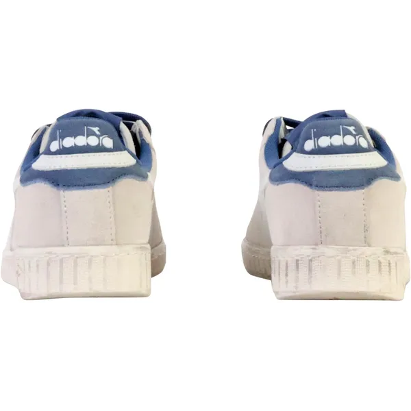 Diadora Game L Lage Suède van Gewaxt Leer Wit, foto 2 van 2