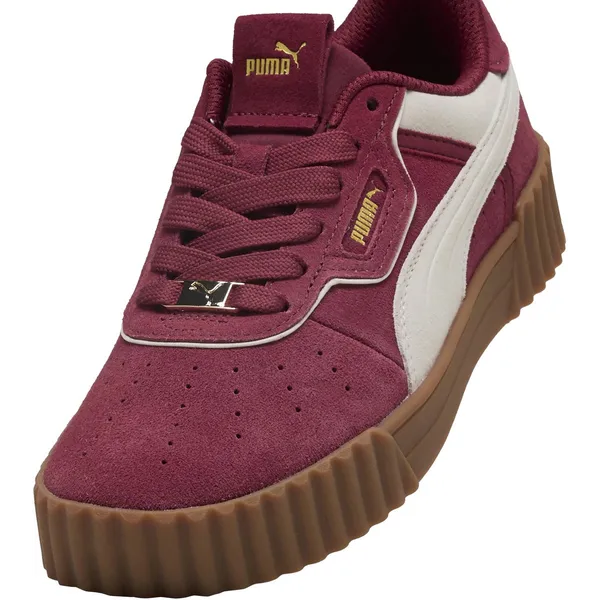 Puma Carina 3.0 Luxe SD leren sportschoenen Rood