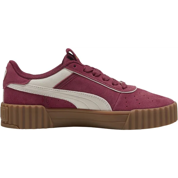 Puma Carina 3.0 Luxe SD leren sportschoenen Rouge-Warm blanc