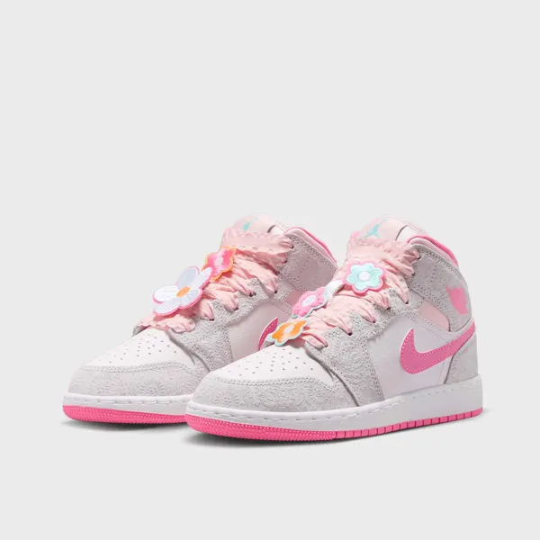 Air Jordan 1 Mid SE (GS) Lichtroze, foto 3 van 3