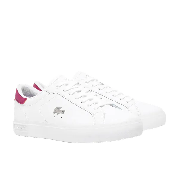 Lacoste Powercourt Wit/Paars, vergelijk prijzen bij 2 winkels