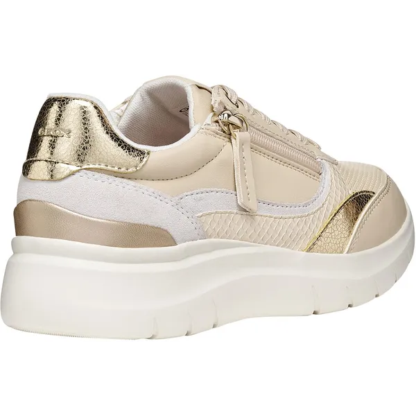 Geox Leren sportschoenen Papyrus