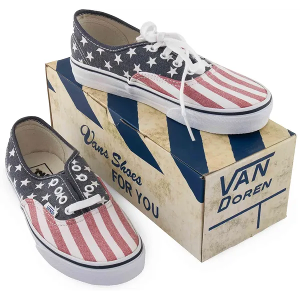 Vans Vans authentieke van doren schoenen blauw — vergelijk prijzen bij 1 winkel