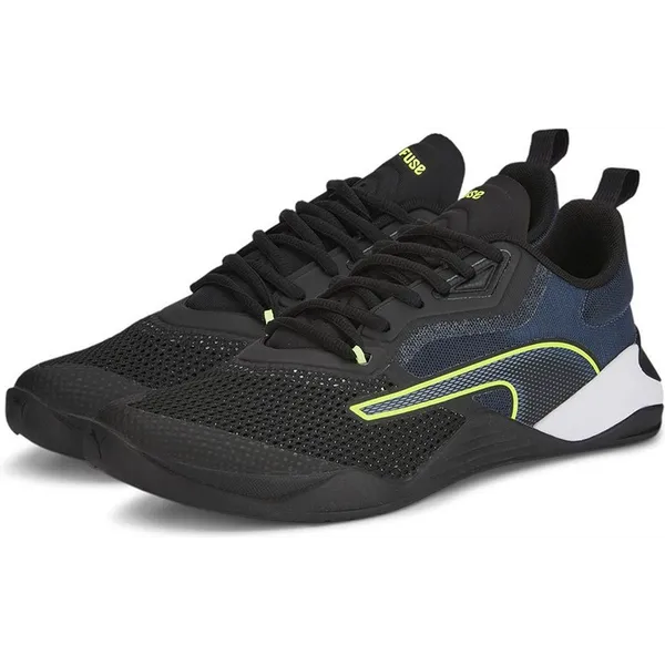 PUMA PUMA Fuse 2.0 Sneakers Heren - Puma Black / Evening Sky / Lime Squeeze - EU — vergelijk prijzen bij 1 winkel