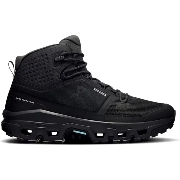 ON ON Cloudrock Mid WP Wandelsneakers heren Zwart 46 — vergelijk prijzen bij 1 winkel