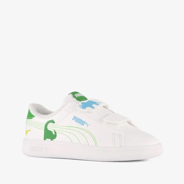 PUMA PUMA Smash 3.0 Dino V INF jongens sneakers wit — vergelijk prijzen bij 1 winkel