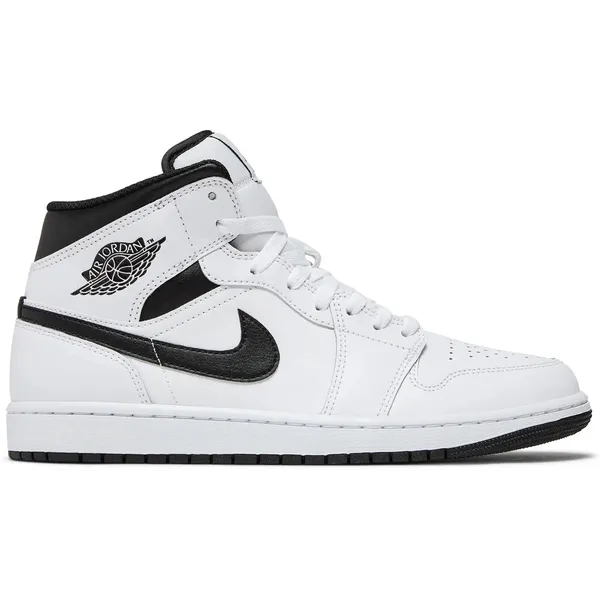 Nike Jordan 1 Mid Wit/Zwart