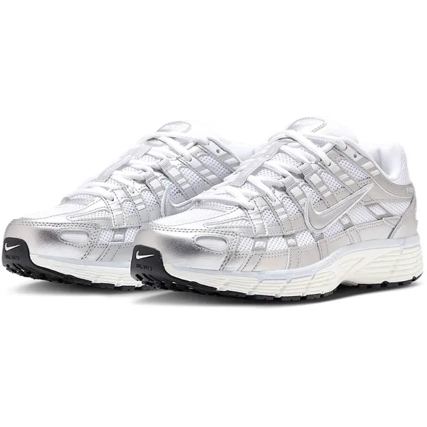 Nike P-6000 Sneakers Dames wit - zilver