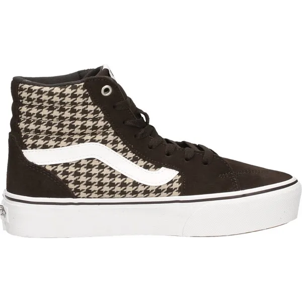 Vans Wm Filmore Hi Platform Plaid Mix Brown/White, vergelijk prijzen bij 1 winkel