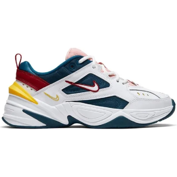 Nike M2K Tekno Wit/Blauw/Geel