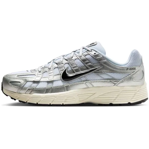 Nike NIKE P-6000 WHITE SILVER BLACK