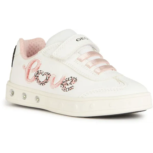 Geox Skylin White / Light Pink
