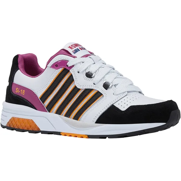 K-Swiss K-Swiss Dames SI-18 Rannell Sneaker low 97920-198-M White/Black/Fuschia — vergelijk prijzen bij 1 winkel