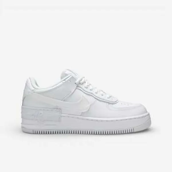 Nike Lage Sneakers Nike Air Force 1 Low Shadow Triple White (Women's) — vergelijk prijzen bij 1 winkel