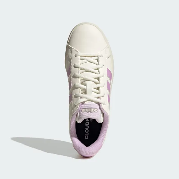 adidas Grand Court Base 3.0 Vrijetijdsschoen Wit/Paars, foto 3 van 5