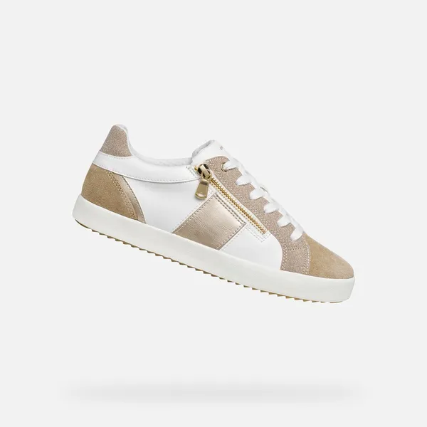 GEOX GEOX BLOMIEE DAMES Sneakers - WIT/MELKWIT — vergelijk prijzen bij 1 winkel