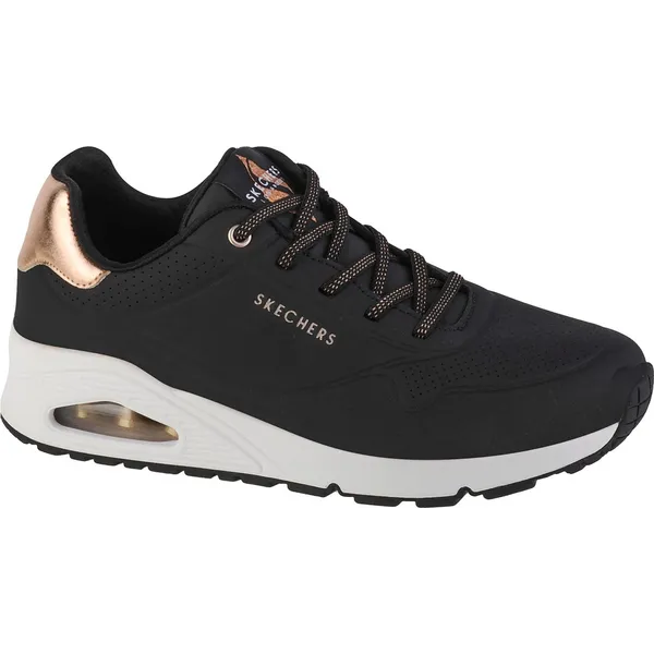 Skechers Skechers Uno-Shimmer Away 155196-BLK, Vrouwen, Zwart, Sneakers, maat: — vergelijk prijzen bij 1 winkel