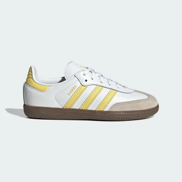 Adidas Samba OG Cloud White / Powder Yellow / Clear Granite