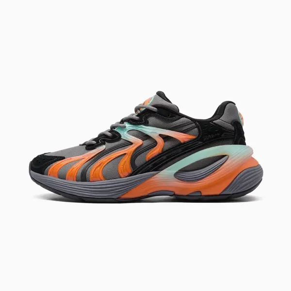PUMA PUMA Inverse Fission - Maat 44 - Zwart / Grijs / Oranje / Lichtblauw - Sneakers Heren - Doos Zonder Deksel — vergelijk prijzen bij 1 winkel