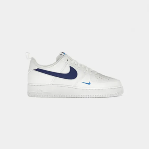 Nike Lage Sneakers Nike Air Force 1 Low White Light Photo Blue Deep Royal Blue — vergelijk prijzen bij 1 winkel