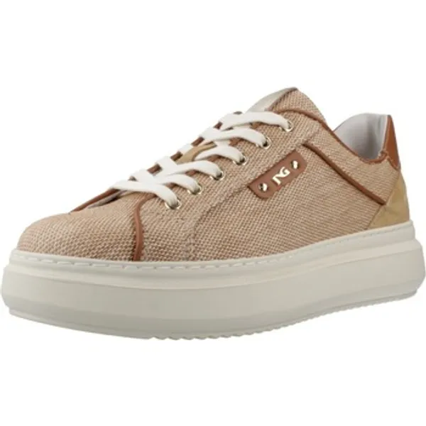 NeroGiardini T.Paglia Fresh 01/S Velour Ambra 543 Armenia Cogn Wit, foto 2 van 2
