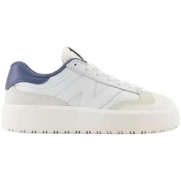 New Balance Lage Sneakers New Balance Chaussures New Balance Basket Blanc et Beige — vergelijk prijzen bij 1 winkel