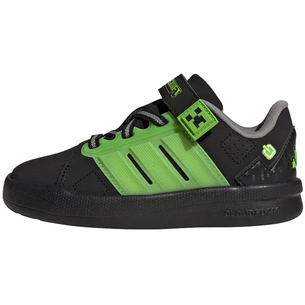 adidas Minecraft Lightorama Court Zwart Kids, vergelijk prijzen bij 2 winkels