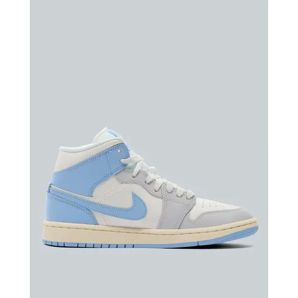 Nike Nike Air Jordan 1 Mid - Wit/Blauw - Sneakers — vergelijk prijzen bij 1 winkel