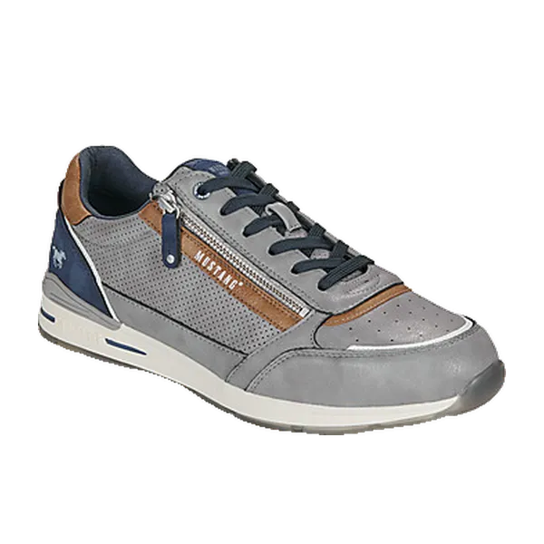 Mustang Lage Sneakers Grijs, vergelijk prijzen bij 1 winkel