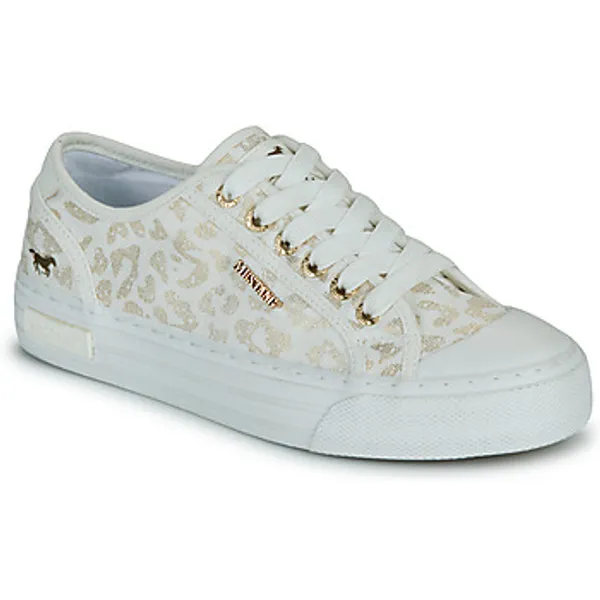 mustang Lage Sneakers Mustang 26M0232009-WHITE-GOLD — vergelijk prijzen bij 1 winkel