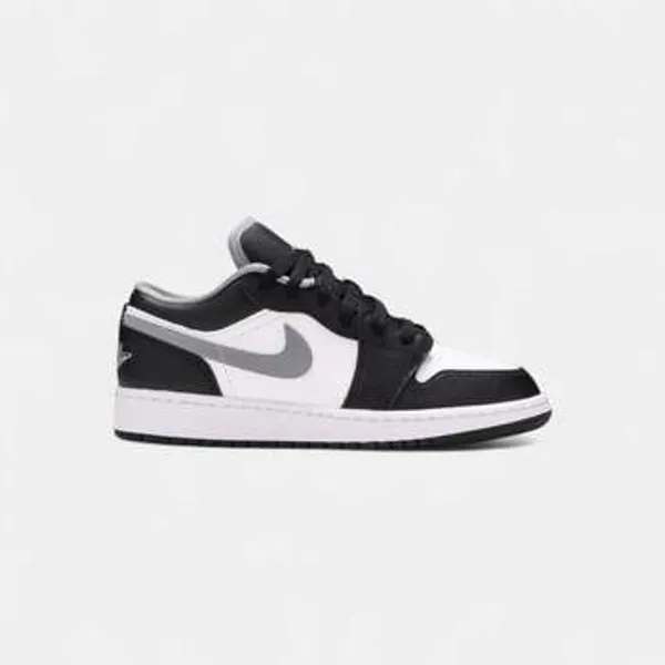 Nike Lage Sneakers Nike Jordan 1 Low Black White Grey (GS) — vergelijk prijzen bij 1 winkel