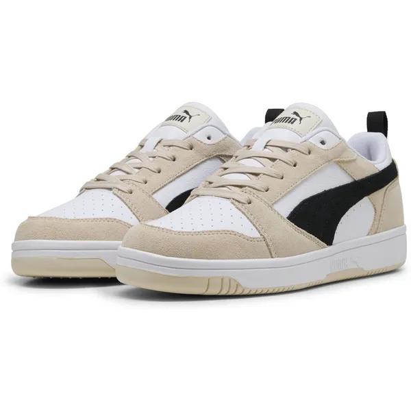 Puma Rebound V6 Low Alpine Snow-Black-White, vergelijk prijzen bij 1 winkel