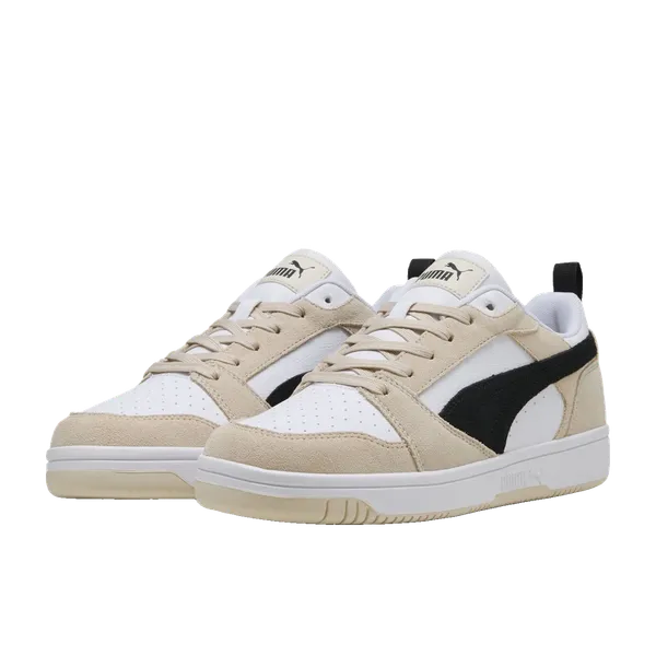 Puma Rebound V6 Low Alpine Snow-Black-White, vergelijk prijzen bij 1 winkel