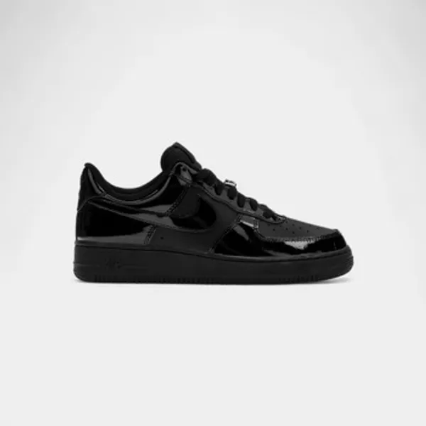 Nike Lage Sneakers Nike Air Force 1 Low '07 Patent Black (Women's) — vergelijk prijzen bij 1 winkel