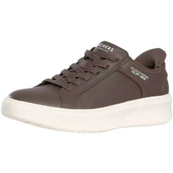 Skechers Slip-Ins Court Break Double Vented Bruin, vergelijk prijzen bij 2 winkels