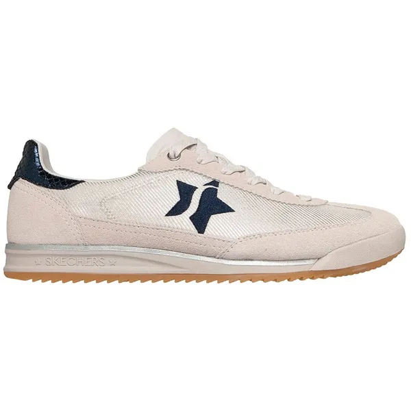 Skechers Schoenen Off White Suede / Navy Trim