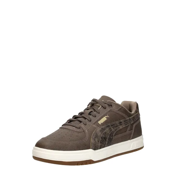Puma Caven III Crafted Leather Chocolate-Cashew Brown-Gum, foto 2 van 4