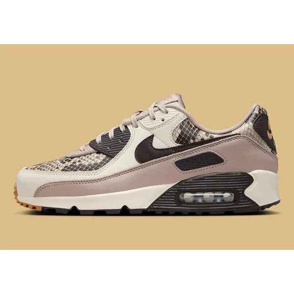 Nike Max 90 Snakeskin; Bruin; Beige