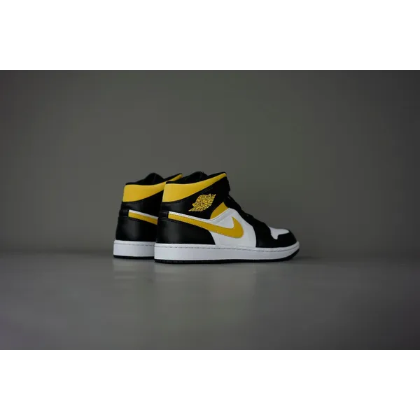 Nike Air Jordan 1 Mid ''White Pollen Black'' 554724-177 Wit;Zwart