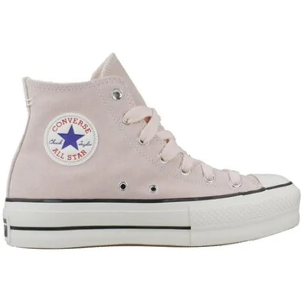 Converse Chuck Taylor All Star Lift Plataform Suede Roze, foto 2 van 2