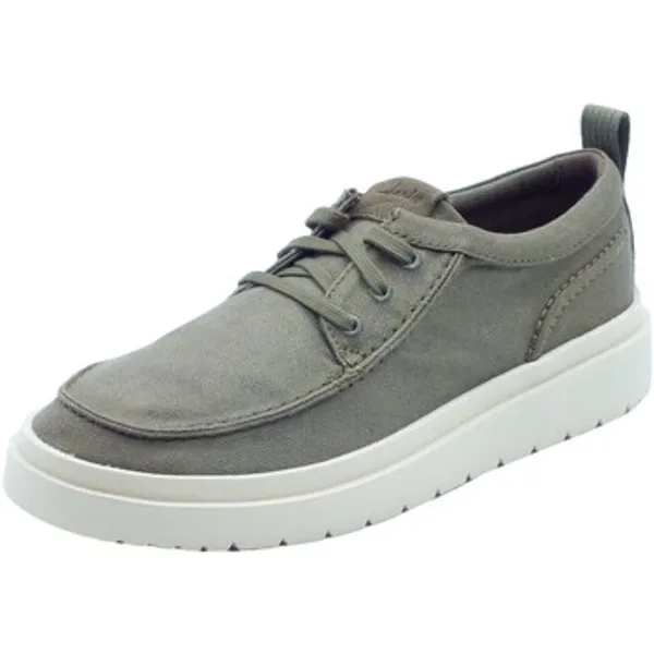 Clarks Lage Sneakers  Polden Moc Groen