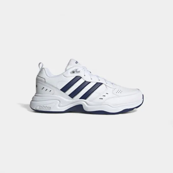 Adidas Lage Sneakers adidas Strutter Cloud White Dark Blue Matte Silver — vergelijk prijzen bij 1 winkel