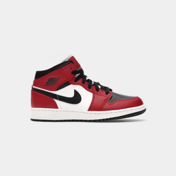 Nike Hoge Sneakers Nike 1 Mid Chicago Black Toe (GS) — vergelijk prijzen bij 1 winkel