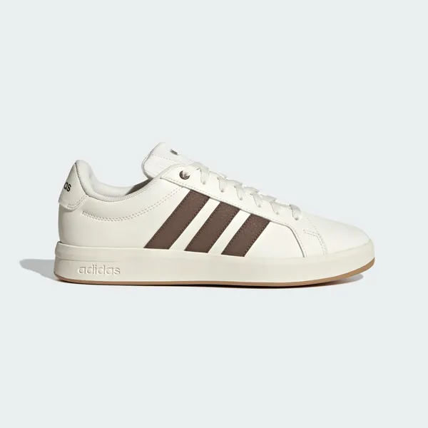 adidas Grand Court Base Core White Earth Strata Gum, vergelijk prijzen bij 2 winkels