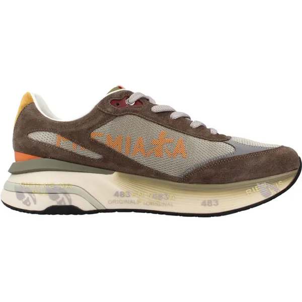 Premiata Premiata premium Moerun sneaker lever / taupe, — vergelijk prijzen bij 1 winkel