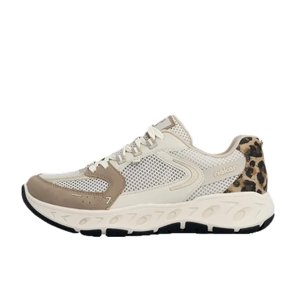 Rieker Lage Sneakers Beige, vergelijk prijzen bij 1 winkel