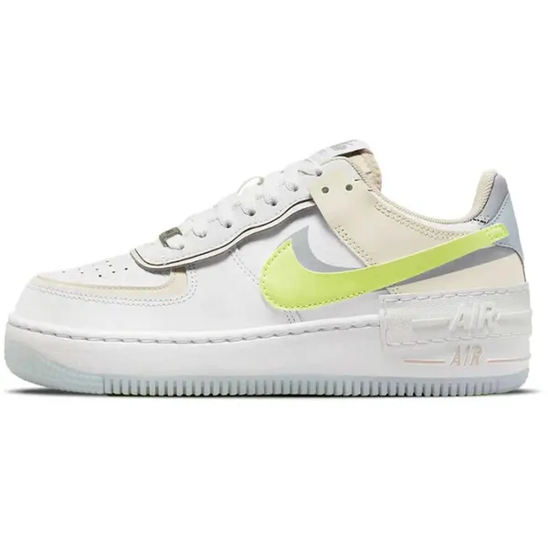 Nike Air Force 1 Wit/Geel