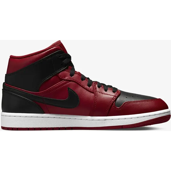 Nike Nike Air Jordan 1 Mid Reverse Bred (2021) - 554724-660 - Maat 43 - BRED Zwart Rood - Schoenen — vergelijk prijzen bij 1 winkel
